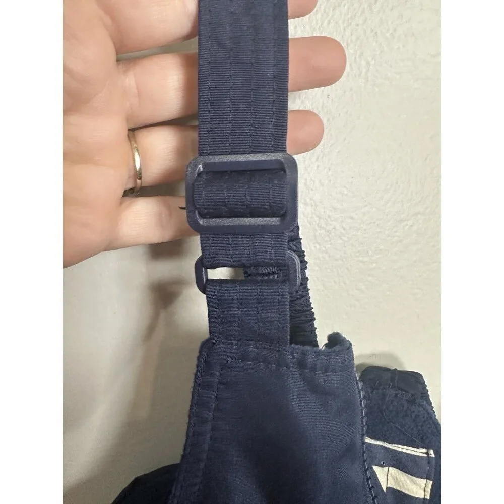 Cherokee Navy Blue Insulated Snow Bib Overalls Kids Size 18Months NWT